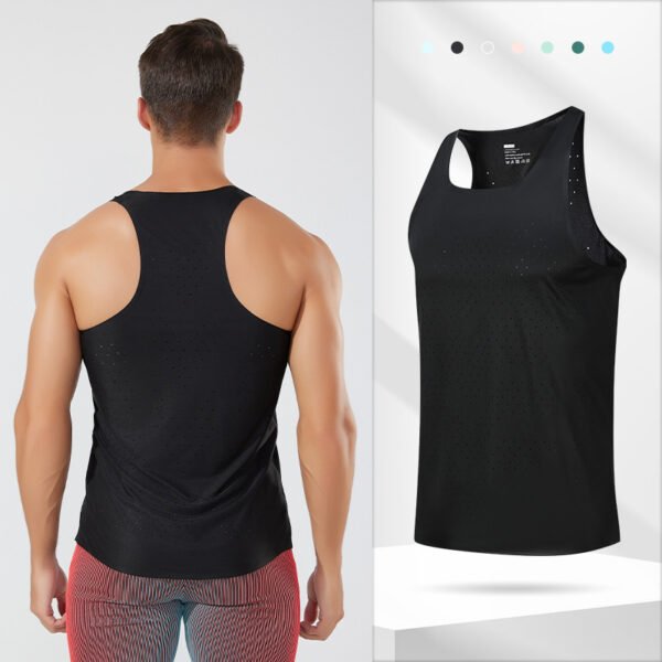 Professional Quick-Dry Running Vest – Marathon & Track Top - Image 4