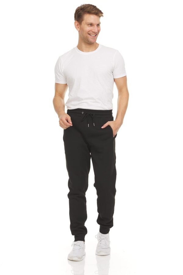 Men's Athletic Joggers with Zipper Pockets - Tapered Running Pants - Image 6