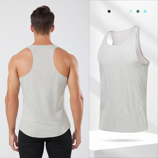 Professional Quick-Dry Running Vest – Marathon & Track Top - Image 3