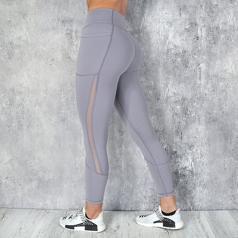 Women High Waist Pocket Leggings Solid Color - Image 2