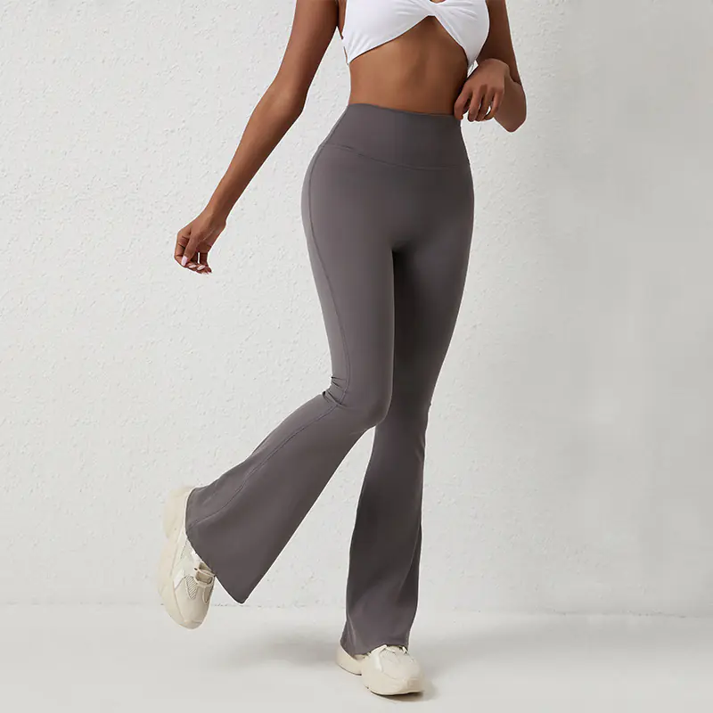 High Waisted Flare Yoga Pants - Image 8