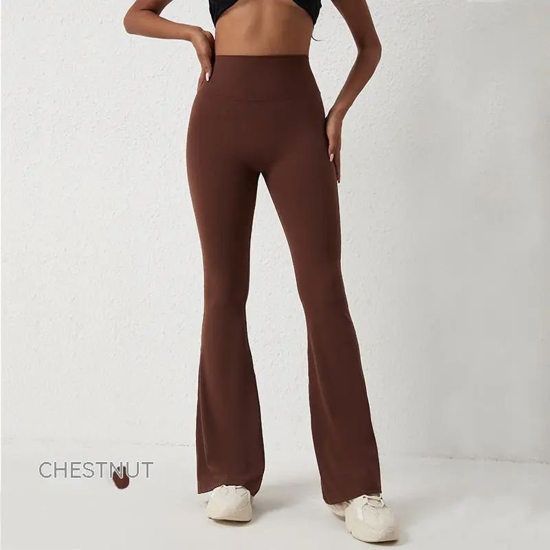 High Waisted Flare Yoga Pants - Image 4