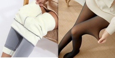 Oversized Cashmere Tight Thermal Pants Autumn And Winter Cashmere Leggings For Women - Image 9