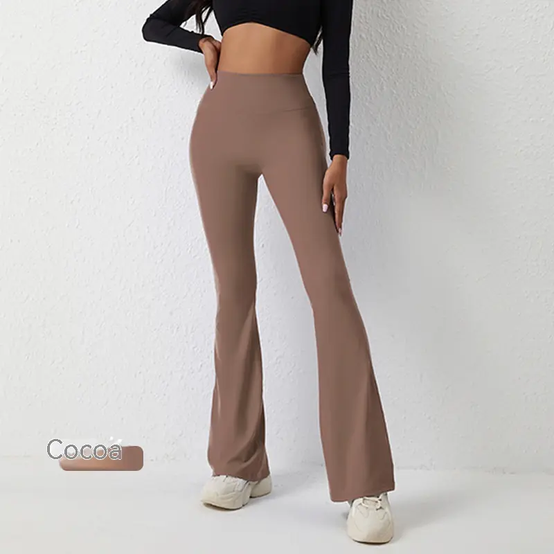 High Waisted Flare Yoga Pants - Image 10
