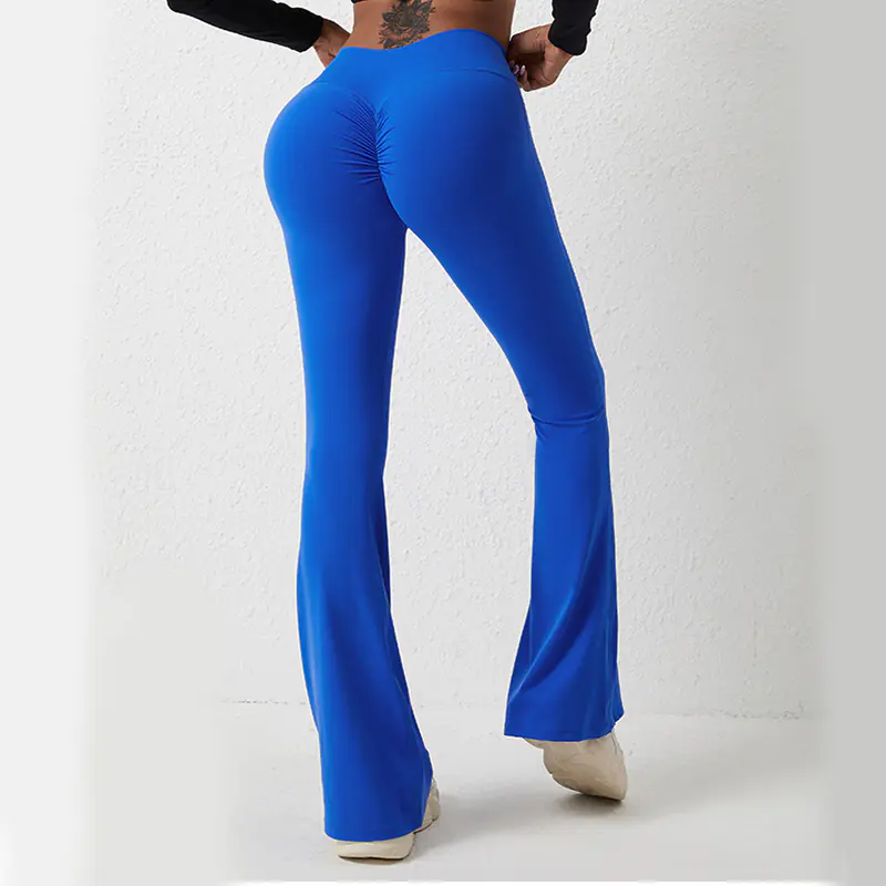 High Waisted Flare Yoga Pants - Image 2